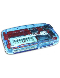 LECTOR MULTITARJETAS USB2 0 SDHC 18 en 1 SATYCON