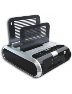 BASE BACKUP DOBLE DISCO DURO  LECTOR T/SIM DOCK200