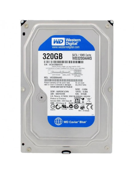 DISCO DURO SATA 3 5  320GB WD3200AAKS - 00B3A0