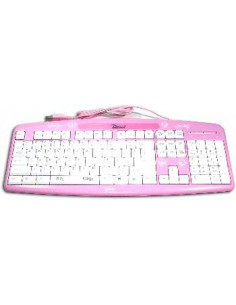 TECLADO USB KIDS ROSA - INGLES US