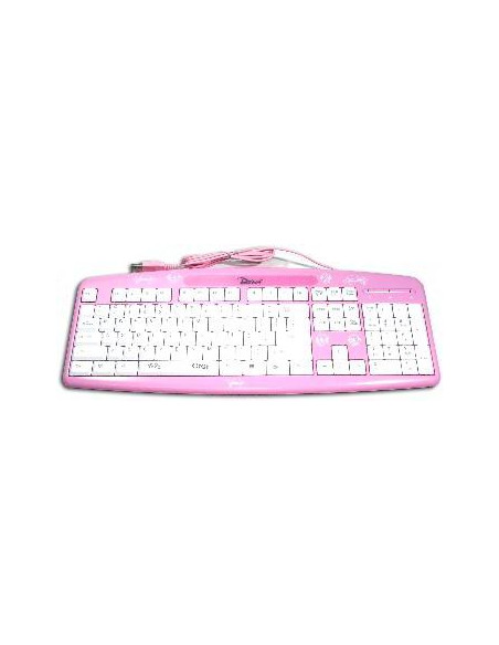 TECLADO USB KIDS ROSA - INGLES US