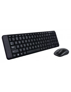 TECLADO RATON LOGITECH CORDL DESK MK220 NEGRO