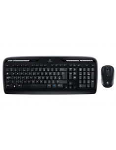 TECLADO RATON LOGITECH CORDL DESK MK330 NEGRO