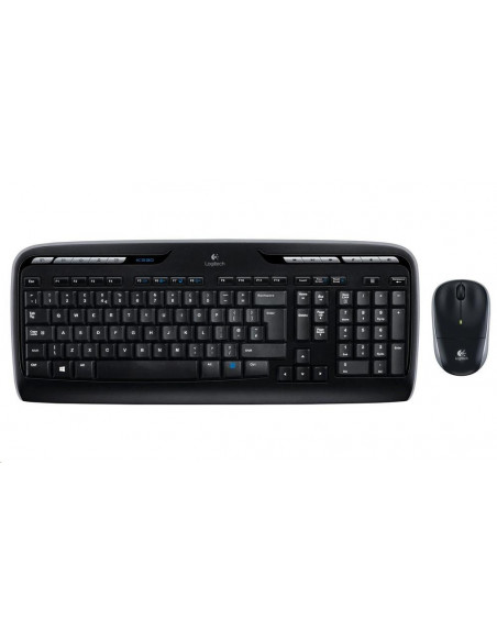 TECLADO RATON LOGITECH CORDL DESK MK330 NEGRO