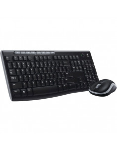 TECLADO RATON LOGITECH CORDL DESK MK270 NEGRO