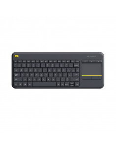 TECLADO LOGITECH INALAMBRICO TOUCHPAD K400 PLUS BK