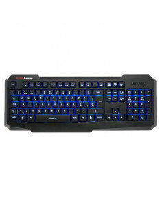 TECLADO MARS GAMING MK116 RETROILUMINADO 7 COLORES