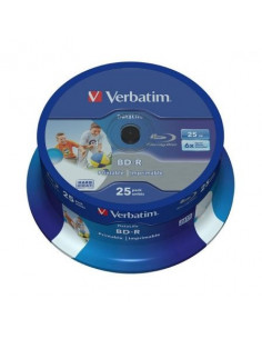 BLURAY VERBATIM 25GB 4X BD-R RECORDABLE 25U