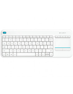 TECLADO LOGITECH INALAMBRICO TOUCHPAD K400 PLUS WH
