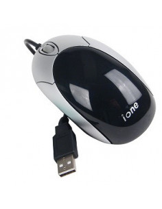 RATON USB SATYCON CON SCROLL COLOR PLATA