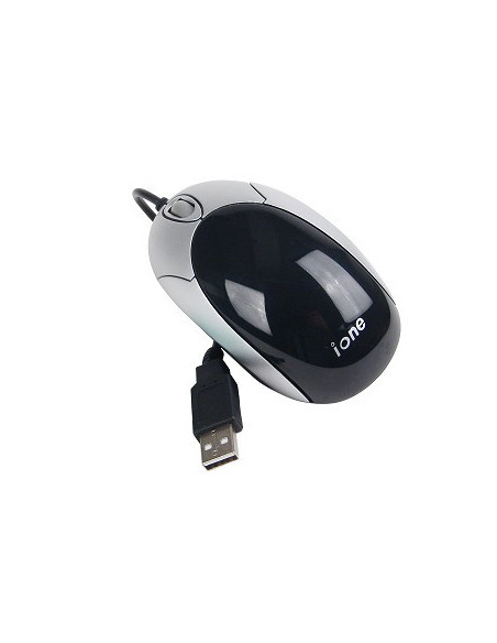 RATON USB SATYCON CON SCROLL COLOR PLATA