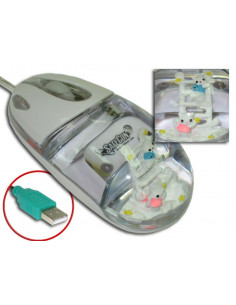 RATON USB SATYCON DISEÑO INFANTIL COLOR BLA