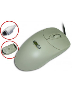 CAJA 100 RATON PS2 SCROLL BOLA SATYCON BLANCO   AL