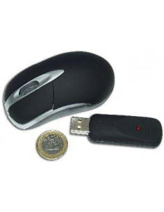 RATON USB OPTICO INALAMBRICO NEGRO 800DPI