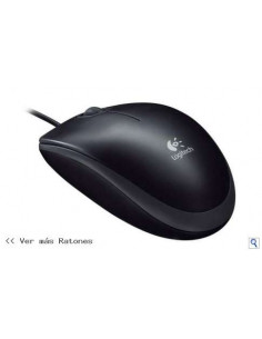 RATON USB OPTICO LOGITECH B100 OEM NEGRO