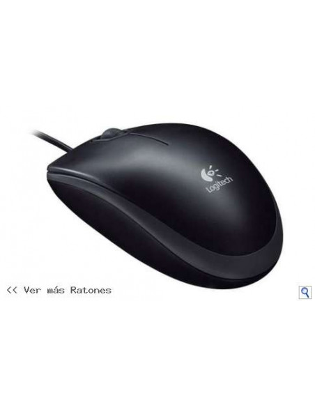 RATON USB OPTICO LOGITECH B100 OEM NEGRO
