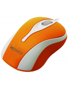 RATON USB OPTICO RUEDA SCROLL 3D NARANJA