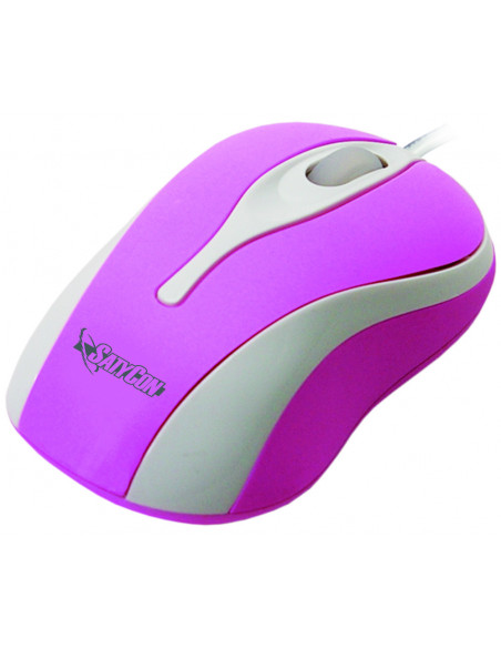 RATON USB OPTICO RUEDA SCROLL 3D ROSA