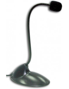 MICROFONO PC CON PEANA SATYCON COLOR NEGRO