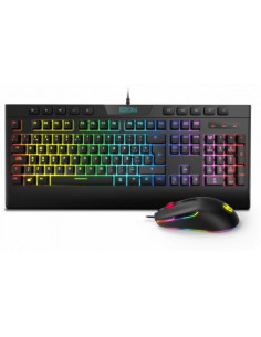 KIT TECLADO Y RATON GAMING KROM KAYLOS RGB USB