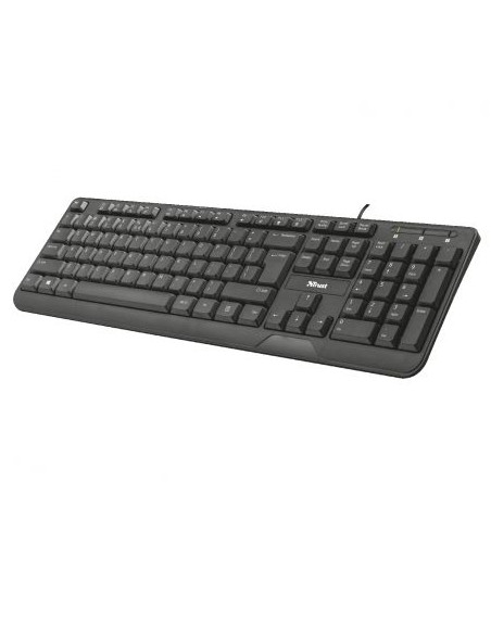 TECLADO PC TRUST ZIVA ESPAÑOL USB