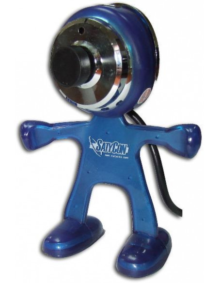 WEBCAM USB2 0 MARCIANO CON MICROFONO 1 3 MPX AZUL