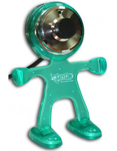 WEBCAM USB2 0 MARCIANO CON MICROFONO 1 3 MPX VERDE