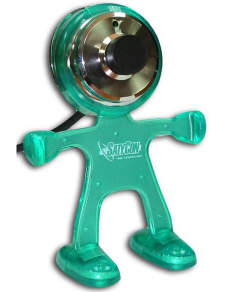 WEBCAM USB2 0 MARCIANO CON MICROFONO 1 3 MPX VERDE