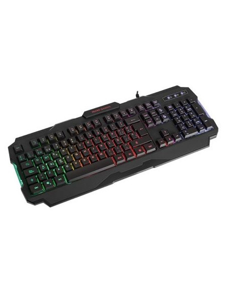 TECLADO USB MARS GAMING MRK0 RGB 9 COLORES