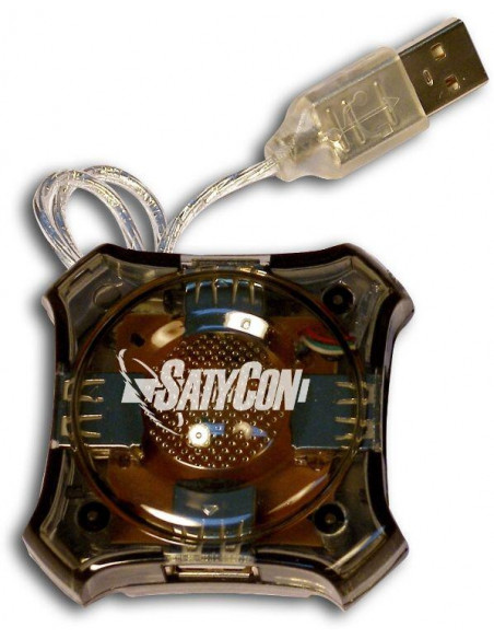 HUB USB1 1 4 PUERTOS SATYCON PARA TECLADO O RATON