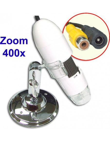 MICROSCOPIO DIGITAL TV 2 0 Mpx ZOOM 400x TV-204