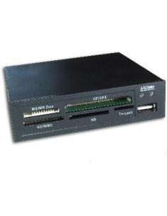 LECTOR MULTITARJETAS INTERNO SATYCON USB2 0 NEGRO