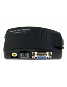 ADAPTADOR  RCA Y S-VIDEO A VGA BOX M2001 SATYCON