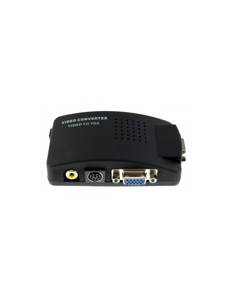 ADAPTADOR  RCA Y S-VIDEO A VGA BOX M2001 SATYCON