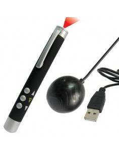 PUNTERO LASER CONTROL REMOTO INALAMBRICO 2 EN 1