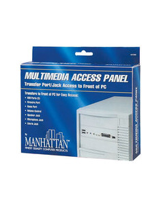 Z-OUTLET PANEL MULTIMEDIA 5 25  BLANCO MARFIL