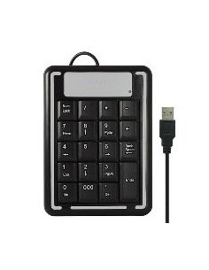 TECLADO NUMERICO USB NEGRO 18 TECLAS SATYCON
