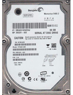 DISCO DURO HDD 3 5  SATA  60GB SEAGATE ST96812AS