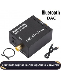 CONVERSOR AUDIO DIGITAL A ANALOGICO D2A BLUETOOTH