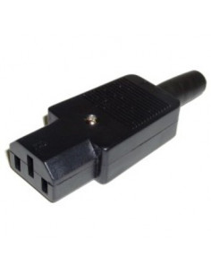 CONECTOR IEC-C13 DESMONTABLE HEMBRA RECTO