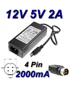 CARGADOR CORRIENTE USADO 12V 5V 2A 4 PIN