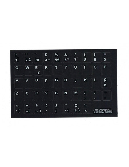 PEGATINAS PARA TECLADO DE PORTATIL EN ESPAÑOL - B