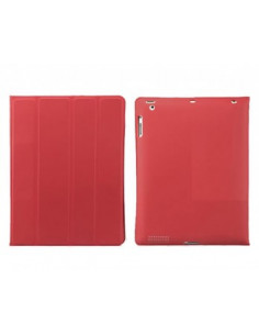 FUNDA DOBLE CARA IPAD2/3/4 FLEXIBLE ROJA 9 7 