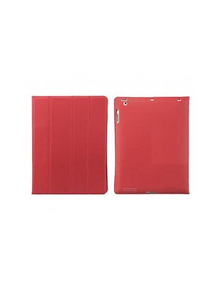 FUNDA DOBLE CARA IPAD2/3/4 FLEXIBLE ROJA 9 7 
