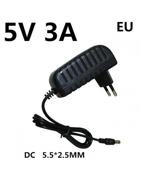 FUENTE DE ALIMENTACION 5V 3A 5 5x2 5MM