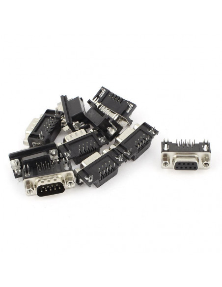 CONECTOR SERIE ACODADO PARA SOLDAR