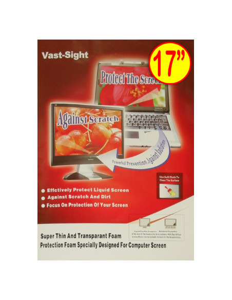 PEGATINA PROTECTORA PANTALLA TFT/LCD 17  SATYCON