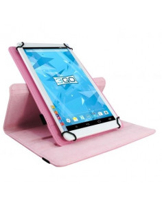 FUNDA TABLETS 10 1  UNIVERSAL 360º 3GO ROSA