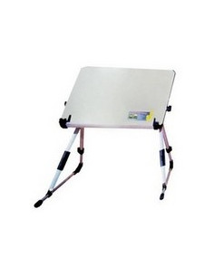 MESA SOPORTE ELEVADOR DE PORTATIL PLATEADA