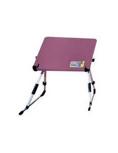 MESA SOPORTE ELEVADOR DE PORTATIL REFRIGERADA ROSA